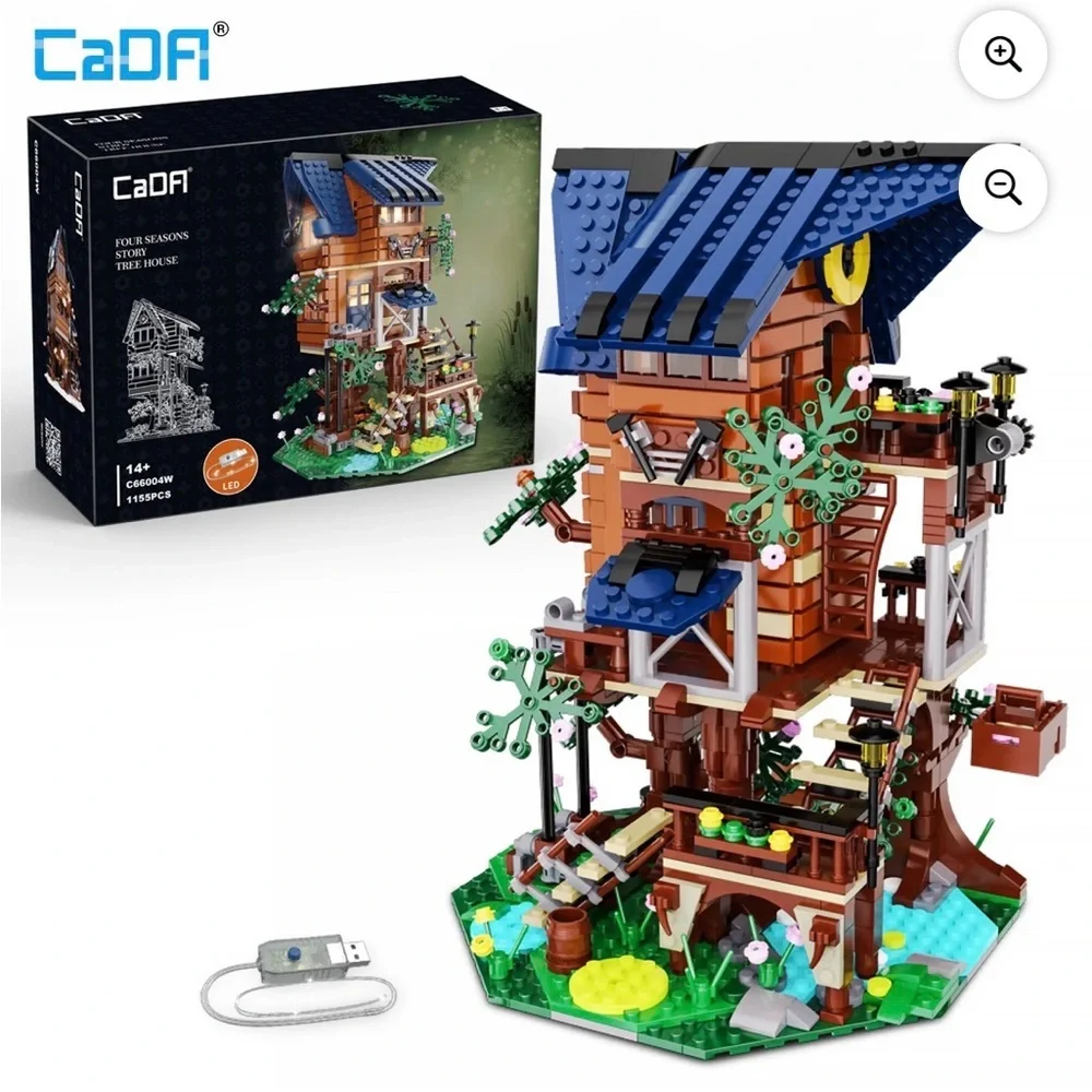 NIB Vatos Four Seasons Story Tree House